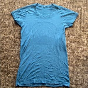 Teal lululemon shirt size 8